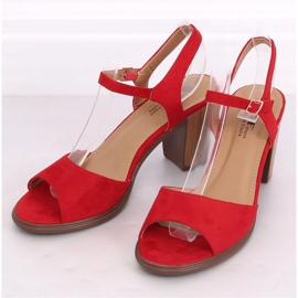 Sandalias de tacón rojas 660-6 Red rojo 1 Sandalias de tacón rojas 660-6 Red rojo 1