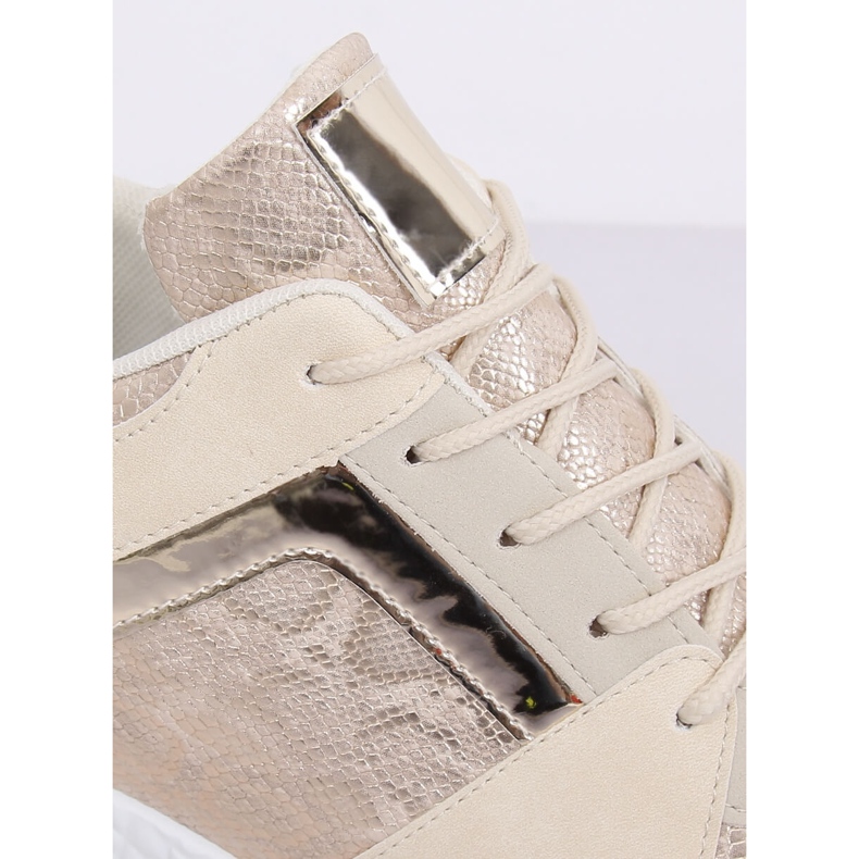 Deportivas cuña beige YL-33 Beige 2 Deportivas cuña beige YL-33 Beige 2