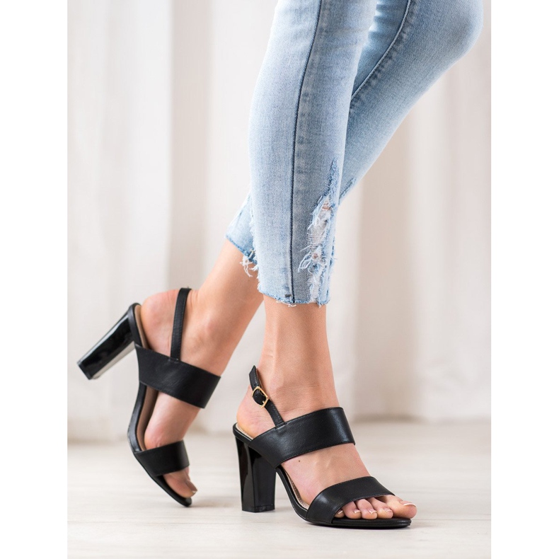 Goodin Sandalias con estilo negro 1 Goodin Sandalias con estilo negro 1
