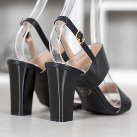 Goodin Sandalias con estilo negro 4