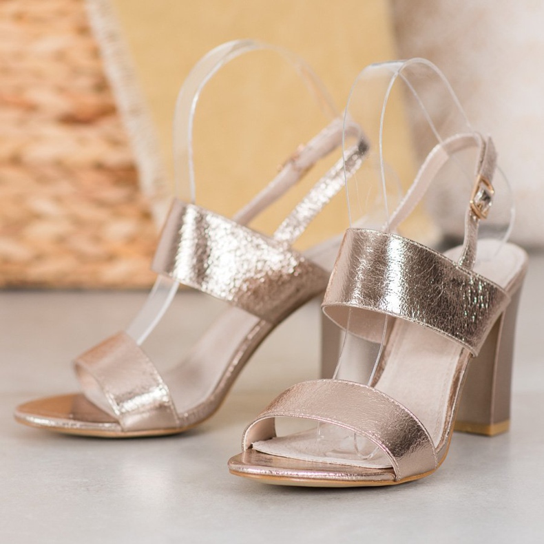 Goodin Sandalias con estilo amarillo 2