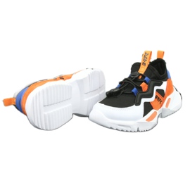 Calzado deportivo Bartek 75219 blanco negro azul naranja 5