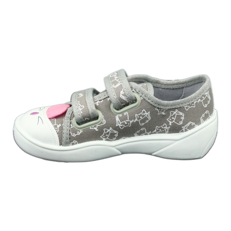 Calzado infantil befado 907P116 rosa gris 1