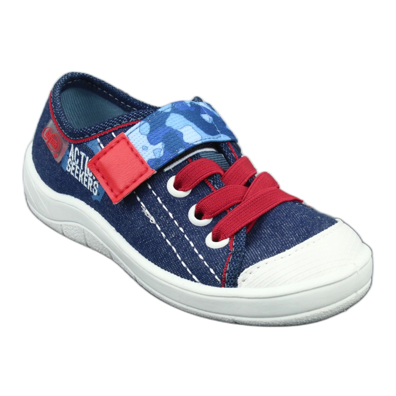 Calzado infantil befado 251X101 blanco rojo azul 2