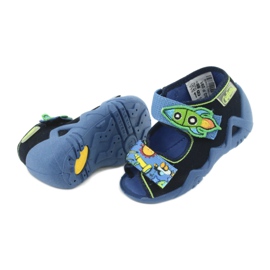 Pantuflas infantiles befado 250P091 azul marino 5