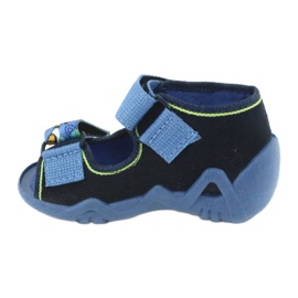 Pantuflas infantiles befado 250P091 azul marino 2