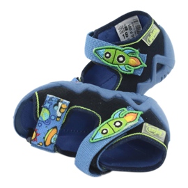 Pantuflas infantiles befado 250P091 azul marino 6