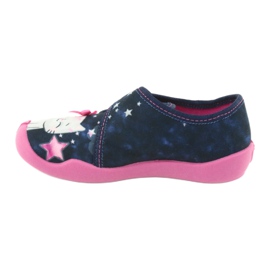 Calzado infantil befado 122X003 azul marino rosado 2
