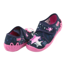 Calzado infantil befado 122X003 azul marino rosado 4