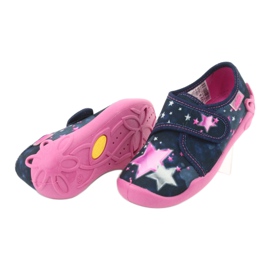 Calzado infantil befado 122X003 azul marino rosado 5