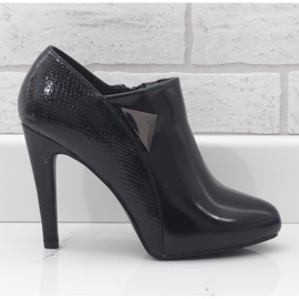 Botas negras de tacón LEI-46 negro 1 Botas negras de tacón LEI-46 negro 1