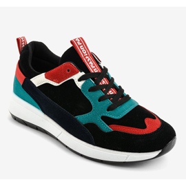 Zapatillas negras, zapatillas deportivas C9212 negro multicolor 1 Zapatillas negras, zapatillas deportivas C9212 negro multicolor 1