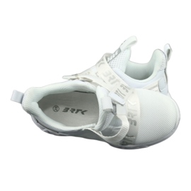 Bartek Zapatos deportivos para niños inserto de cuero 78213 blanco 6