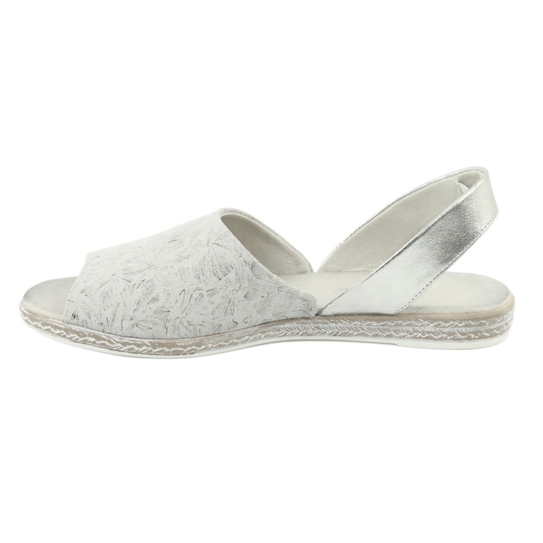 Sandalias de mujer gris / plateado Sergio Leone SK030 2
