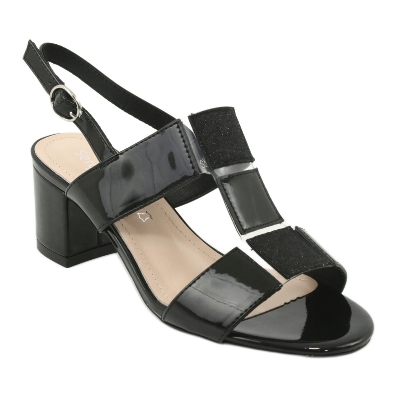 Sandalias de tacón Sergio Leone SK910 negro 3