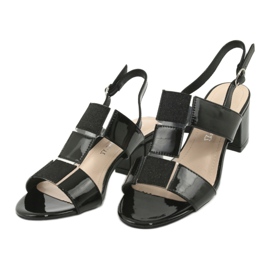 Sandalias de tacón Sergio Leone SK910 negro 5