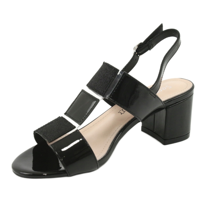 Sandalias de tacón Sergio Leone SK910 negro 4