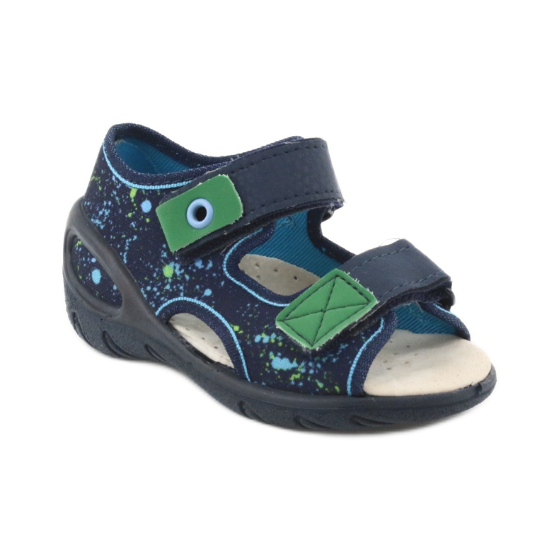 Calzado infantil befado pu 065P131 azul marino azul verde 1