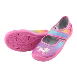 Calzado infantil befado 123X048 rosado multicolor 3