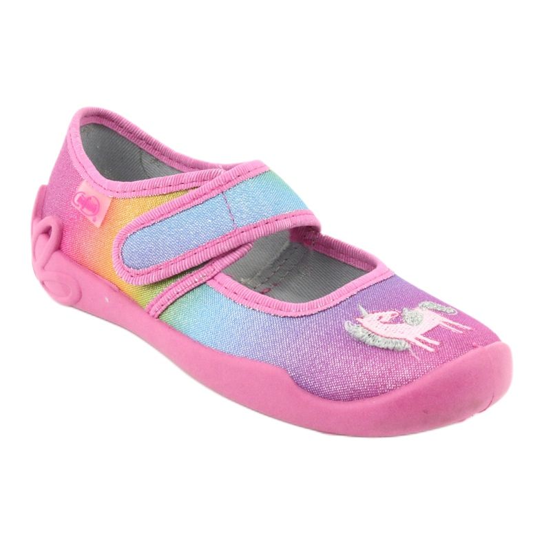 Calzado infantil befado 123X048 rosa multicolor 1