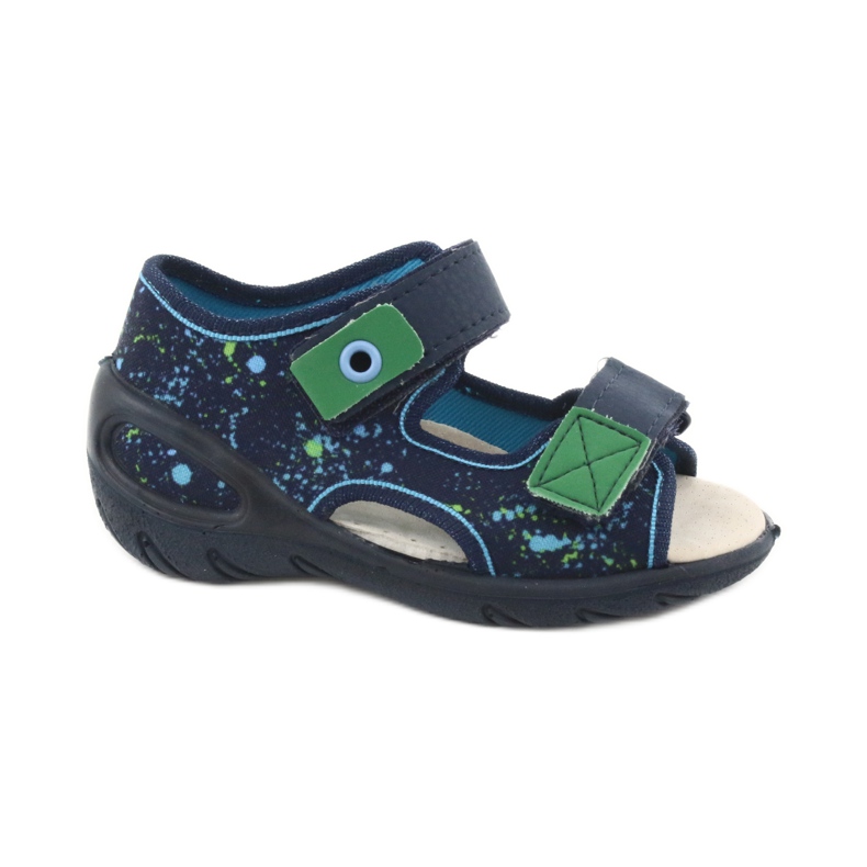 Calzado infantil befado pu 065X131 azul marino azul verde 2
