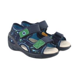 Calzado infantil befado pu 065X131 azul marino azul verde 5