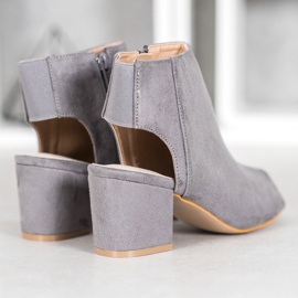 Filippo Botas grises con punta abierta 4