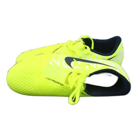 Zapatos de fútbol Nike Phantom Venom Academy Fg Jr AO0362-717 amarillo 5