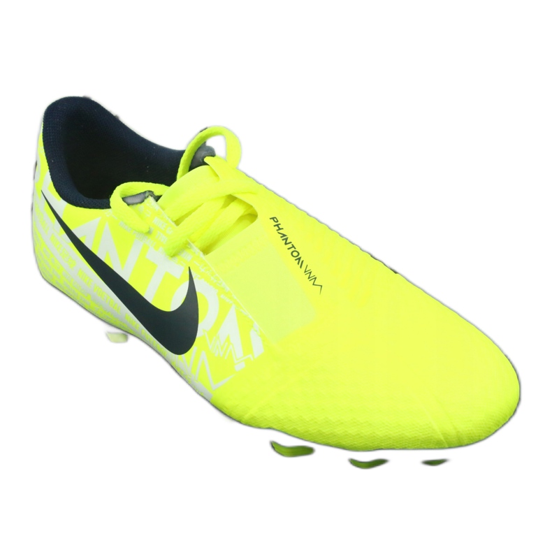 Zapatos de fútbol Nike Phantom Venom Academy Fg Jr AO0362-717 amarillo 2