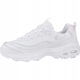 Skechers D'Lites Sparkling Rain W 149060-WLPK blanco 1 Skechers D'Lites Sparkling Rain W 149060-WLPK blanco 1