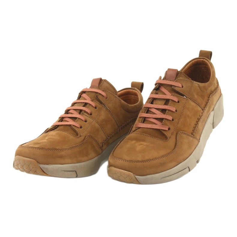 Zapatos con cordones Badura 3374 marrón 3