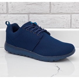 Zapatilla deportiva azul marino LD18A-1 1