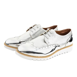 Zapatos Jazz Plateados Lacados TL-61 plata 2