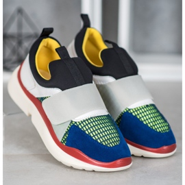 Sweet Shoes Zapatos deportivos ligeros con velcro multicolor 2