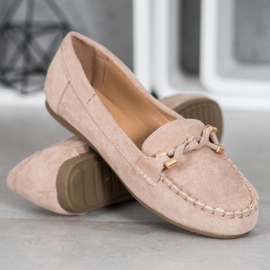 Nio Nio Mocasines de ante elegante marrón 2