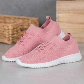 SHELOVET Calzado deportivo calado rosado 1