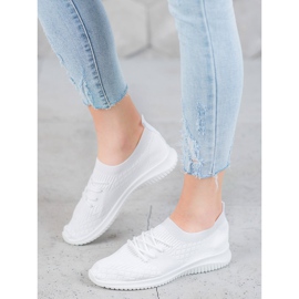 SHELOVET Calzado deportivo calado blanco 3