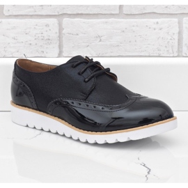 Zapatos Jazz Lacados Negros TL-61 1