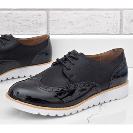 Zapatos Jazz Lacados Negros TL-61 2