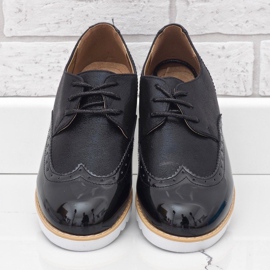Zapatos Jazz Lacados Negros TL-61 3