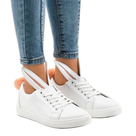 Zapatillas blancas conejitos R110 blanco 1 Zapatillas blancas conejitos R110 blanco 1