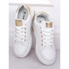 Zapatillas de mujer blancas L8035 Gold blanco 1