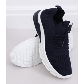 Zapatilla deportiva azul marino ZH-6 Blue 3