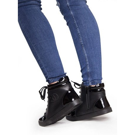 Zapatillas altas R18 Negro 2