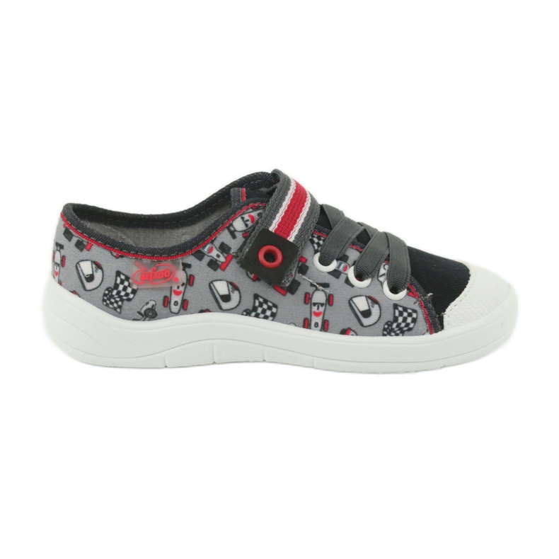 Zapatos befado niño 251X083 rojo gris 1