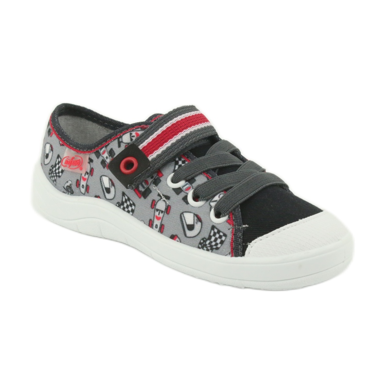 Zapatos befado niño 251X083 rojo gris 2
