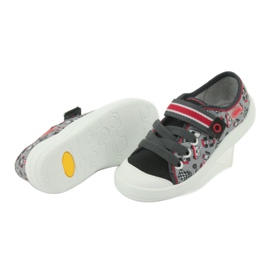 Zapatos befado niño 251X083 rojo gris 4