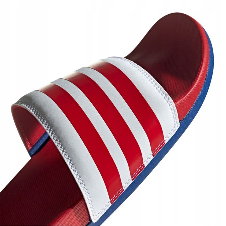 Zapatillas Adidas Adilette Comfort M EG1853 blanco rojo 2