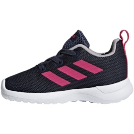 Zapatos adidas Lite Racer Cln K Jr BB7053 azul marino rosa 2