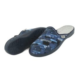 Zapato infantil color befado 707Y402 azul marino azul 4